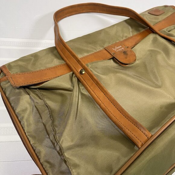 Hartmann Nylon Leather Trim Weekender Bag Luggage Garment Travel w/ Locks & Keys - Picture 4 of 13